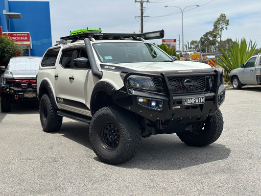 Premium Deluxe Steel Winch Bar Suit  D23 Nissan Navara NP300 ( 2015- 2020)