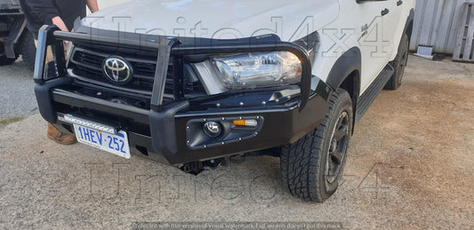 Toyota Hilux Premium Deluxe Steel Winch Bar 2015 - Current