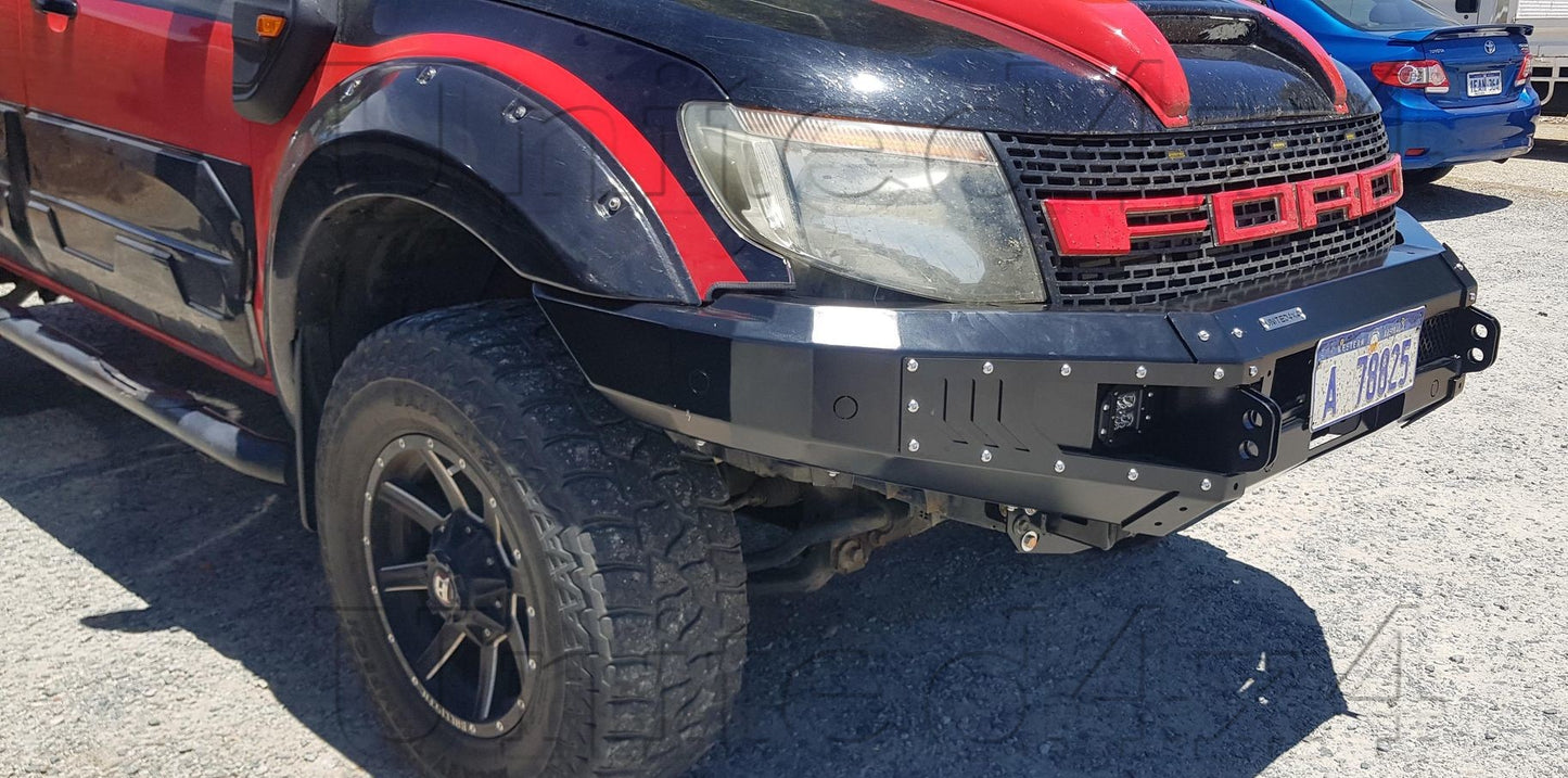 Ford Ranger PX Loopless Steel Winch bar