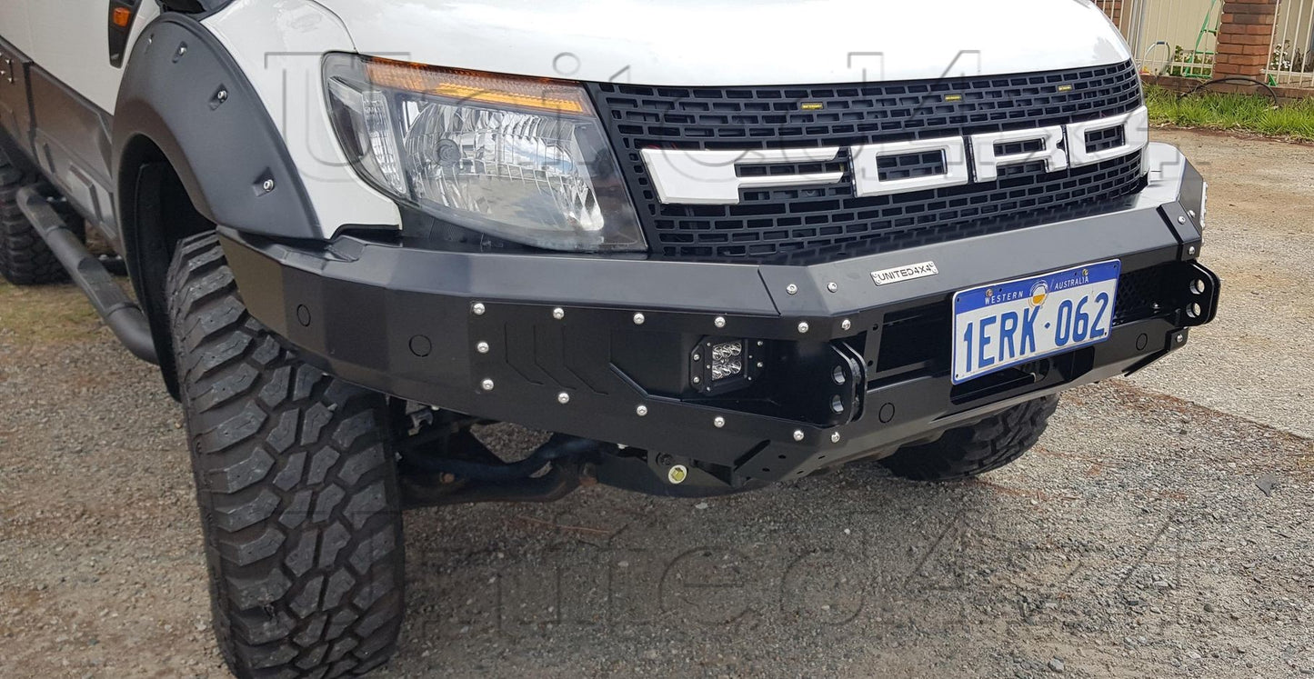 Ford Ranger PX Loopless Steel Winch bar