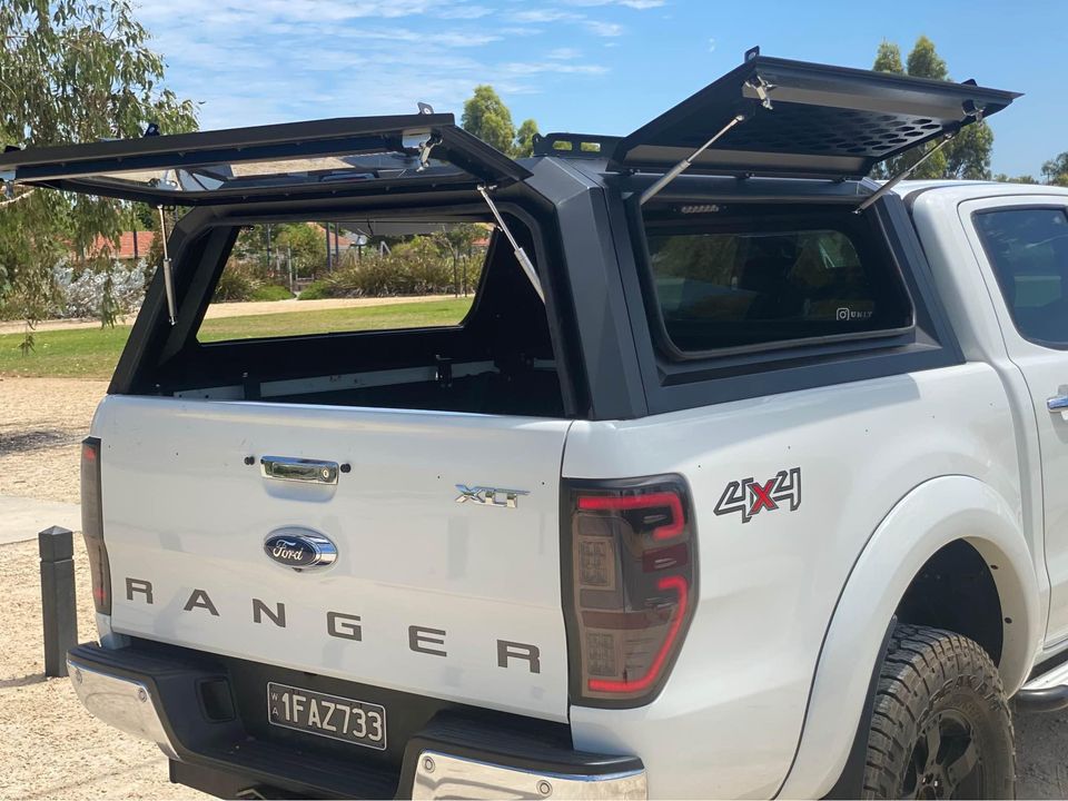 United4x4 Premium Steel Canopy - Ford Ranger Dual Cab Px