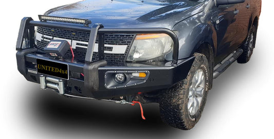 Ford Ranger PX Premium Deluxe Steel winch bar